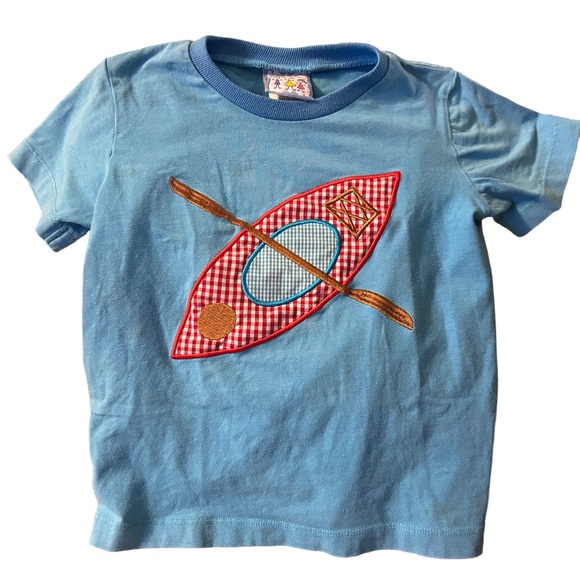 Three Sisters kayak appliquéd tee size 4T - Picture 1 of 6